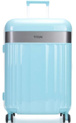 Чемодан гигант 102 л Titan Spotlight Flash, голубой