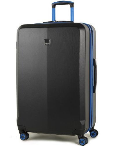 Чемодан гигант 107 л Members Onyx Black/Blue
