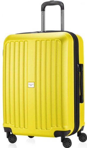Чемодан гигант 112/130 л HAUPTSTADTKOFFER Xberg Germany матовый, желтый