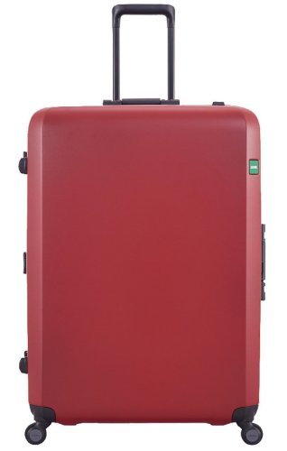Валіза гігант із полікарбонату Lojel Rando L на 4-х колесах червона
