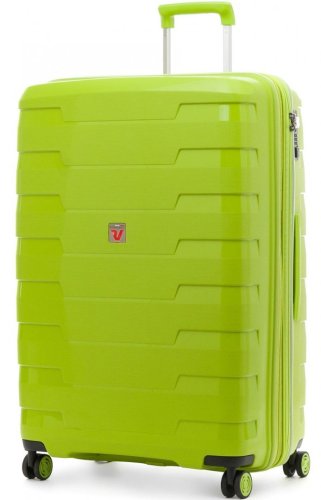 Чемодан гигант из полипропилена 114/125 л Roncato Spirit, зеленый