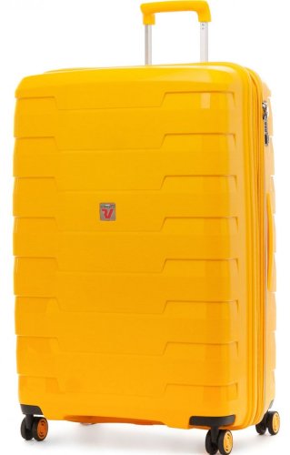 Чемодан гигант из полипропилена 114/125 л Roncato Spirit, желтый