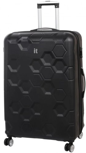 Валіза гігант на 4-х колесах 128/157 л IT Luggage Hexa Black