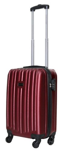 Чемодан малый на 4-х колесах Vip Collection Panama 20 Бордовый