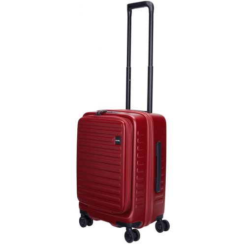 Чемодан ручная кладь Lojel Cubo V4 на 37/42 л из поликарбоната Бордовый