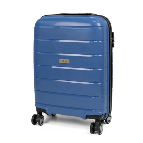 Валіза ручна поклажа Travelite Paklite Mailand Deluxe на 36 л з поліпропілену Синій