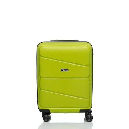 Чемодан ручная кладь V&V Travel Peace на 40 л весом 2,5 кг из полипропилена Зеленый Чемодан ручная кладь V&V Travel Peace на 40 л весом 2,5 кг из полипропилена Зеленый