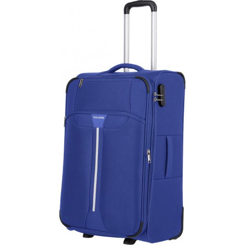 Валіза середня 63 л Travelite SPEEDLINE на 2-х колесах з тканини 2.8 кг Синій