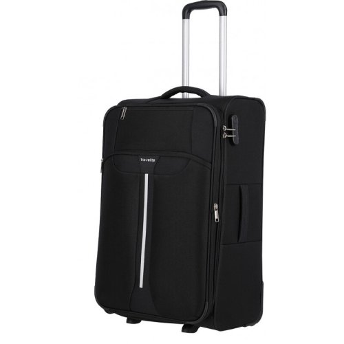 Валіза середня на 63 л Travelite SPEEDLINE на 2-х колесах з тканини 2.8 кг Чорний Валіза середня на 63 л Travelite SPEEDLINE на 2-х колесах з тканини 2.8 кг Чорний