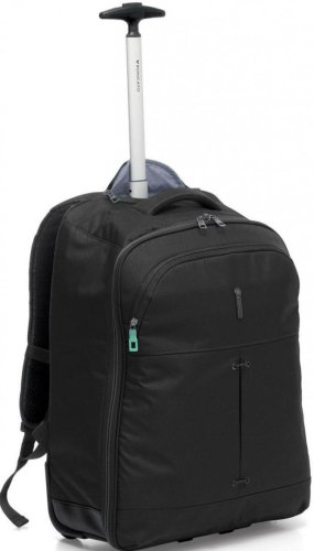 Валіза трансформер 39 л Roncato Ironik Wheeled Backpack, чорна