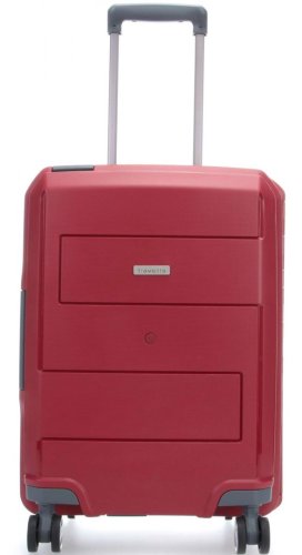 Валіза в літак із поліпропілену на 39 л Travelite Makro Червоний