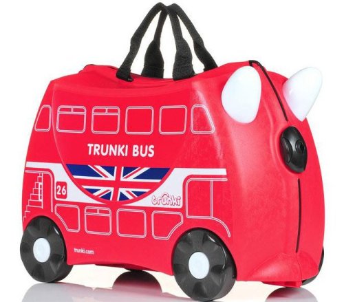 Дитяча валіза 18 л Trunki BORIS BUS, червоний Дитяча валіза 18 л Trunki BORIS BUS, червоний