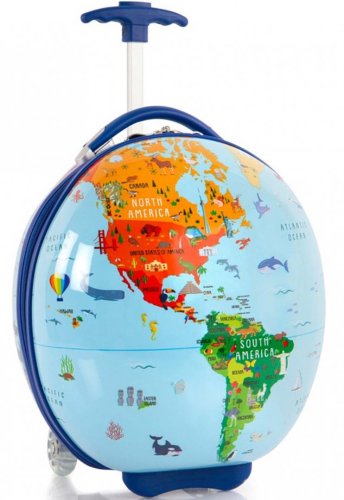 Дитяча пластикова валіза 13 л Heys JOURNEY World Map