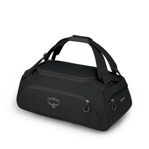 Дорожня (спортивна) сумка-рюкзак Osprey Daylite Duffel на 30 л вагою 0,6 кг Чорний