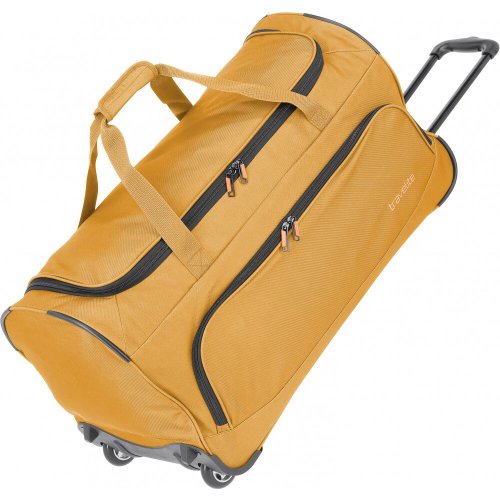 Дорожная сумка на колесах Travelite Basics 89 л Желтая Дорожная сумка на колесах Travelite Basics 89 л Желтая