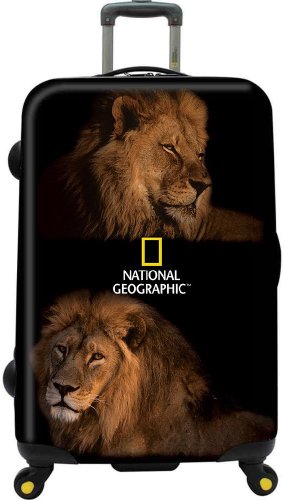 Дорожный чемодан гигант 4-х колесный 121 л. NATIONAL GEOGRAPHIC BIG CATS черный