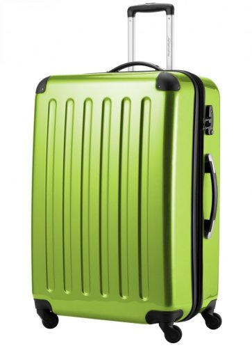 Дорожный чемодан гигант на 4-х колесах 112/122 л HAUPTSTADTKOFFER, салатовый Дорожный чемодан гигант на 4-х колесах 112/122 л HAUPTSTADTKOFFER, салатовый