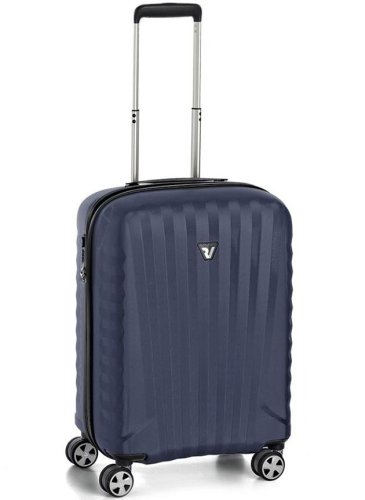 Елітна валіза 49 л Roncato UNO ZSL Premium Black/blue Елітна валіза 49 л Roncato UNO ZSL Premium Black/blue