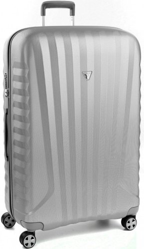 Элитный чемодан гигант 109 л Roncato UNO ZSL Premium 2.0, серебристый