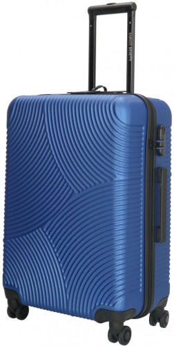 Enrico Benetti Louisville Steel Blue M 68 л валіза з пластику на 4 колесах синя