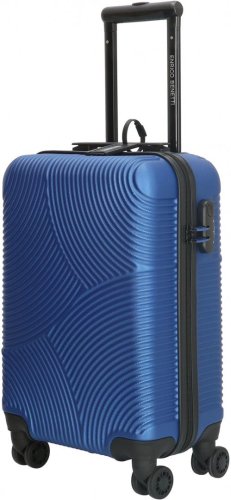Enrico Benetti Louisville Steel Blue S 33 л чемодан из пластика на 4 колесах синий