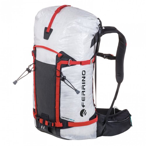 Ferrino Instinct 30+5 л рюкзак туристический из полиэстера белый с черным и красным