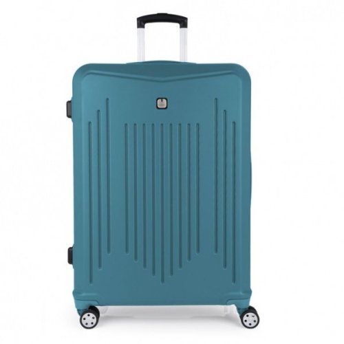 Gabol Clever (L) Turquoise 100 л чемодан из пластика на 4 колесах бирюзовый Gabol Clever (L) Turquoise 100 л чемодан из пластика на 4 колесах бирюзовый