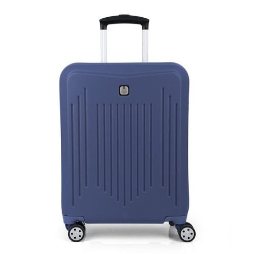 Gabol Clever (S) Blue 37 л валіза з пластику на 4 колесах синя Gabol Clever (S) Blue 37 л валіза з пластику на 4 колесах синя