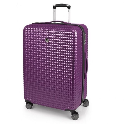 Gabol Quartz 90 л чемодан из ABS/поликарбоната на 4 колесах фиолетовый