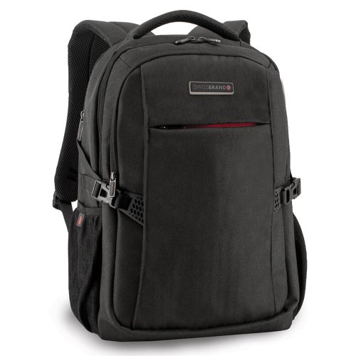 Міський рюкзак для ноутбука Swissbrand Linz на 21 л Чорний Міський рюкзак для ноутбука Swissbrand Linz на 21 л Чорний