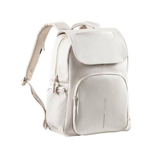 Міський рюкзак Soft Daypack із захистом від крадіжок, від порізів із відділом під ноутбук Сірий