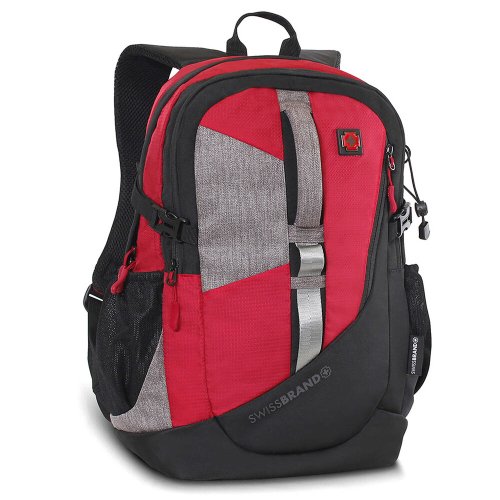 Міський рюкзак Swissbrand Oregon на 26 л з відділом для ноутбука до 15,6 д Червоний Міський рюкзак Swissbrand Oregon на 26 л з відділом для ноутбука до 15,6 д Червоний
