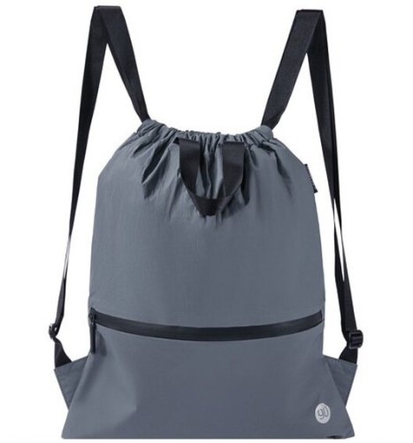 Городской складной рюкзак Xiaomi Runmi 90 Ninetygo Lightweight Urban Drawstring Антрацит