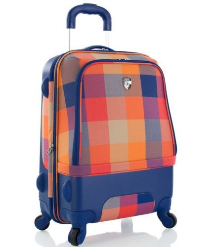 Heys Chroma Hybrid 35 л валіза з полікарбонату на 4 колесах синьо-помаранчева Heys Chroma Hybrid 35 л валіза з полікарбонату на 4 колесах синьо-помаранчева