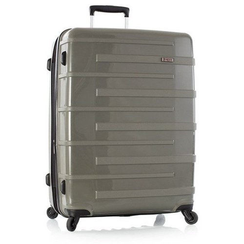 Heys Helios 102 л валіза з дюрафлексу на 4 колесах сіра