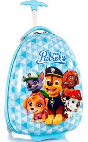 Heys NICKELODEON/Paw Patrol Blue Egg 13 л дитяча пластикова валіза на 2 колесах блакитна