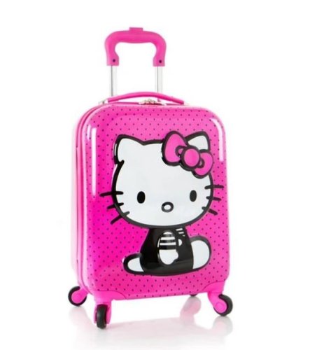 Heys SANRIO/Hello Kitty 25 л детский пластиковый чемодан на 4 колесах розовый Heys SANRIO/Hello Kitty 25 л детский пластиковый чемодан на 4 колесах розовый