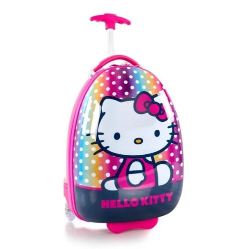 Heys SANRIO/Hello Kitty Egg 13 л детский пластиковый чемодан на 2 колесах розовый
