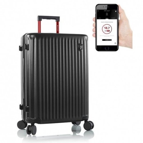 Heys Smart Connected Luggage 70 л валіза з полікарбонату на 4 колесах чорна