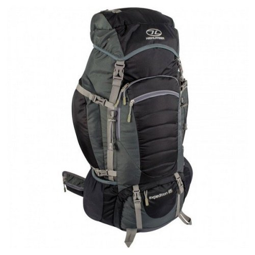 Highlander Expedition 85 л рюкзак туристический из нейлона черный Highlander Expedition 85 л рюкзак туристический из нейлона черный
