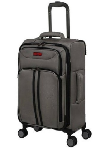 IT Luggage APPLAUD 116 л валіза з поліестеру на 4 колесах сіра