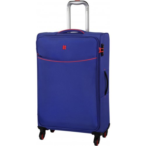 IT Luggage BEAMING 57 л валіза з поліестеру на 4 колесах синя