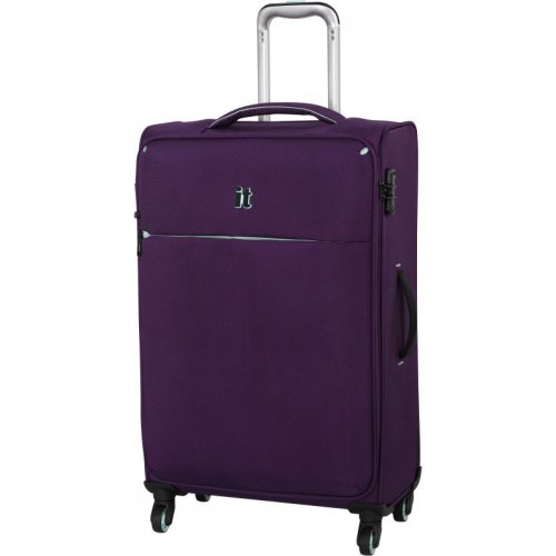 IT Luggage GLINT 57 л валіза з поліестеру на 4 колесах фіолетова