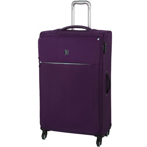 IT Luggage GLINT 81 л чемодан из полиэстера на 4 колесах фиолетовый
