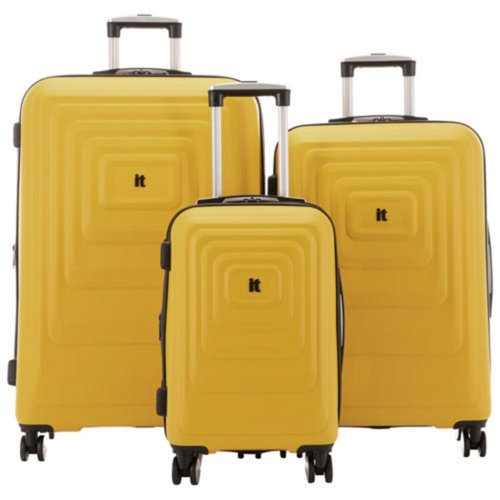 IT Luggage MESMERIZE комплект валіз з ABS пластику на 4 колесах помаранчевий