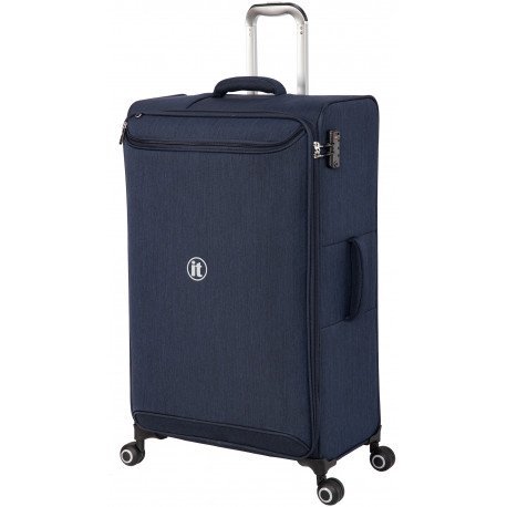 IT Luggage PIVOTAL 91 л валіза з поліестеру на 4 колесах синя