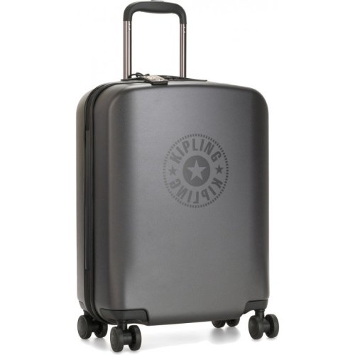 Kipling CURIOSITY 44 л валіза з полікарбонату на 4 колесах сіра