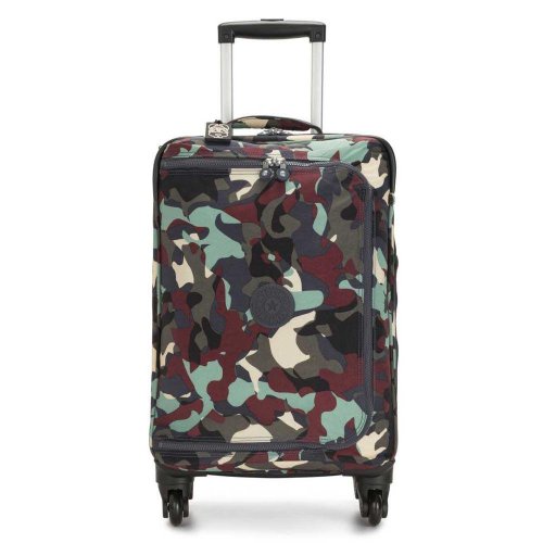 Kipling CYRAH 37,5 л валіза з нейлону на 4 колесах камуфляж