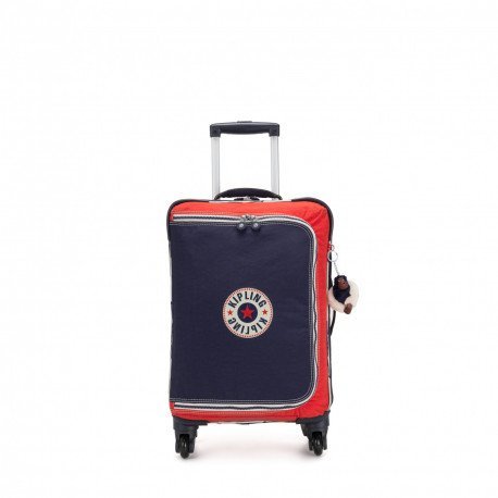 Kipling CYRAH 37,5 л валіза з нейлону на 4 колесах червона