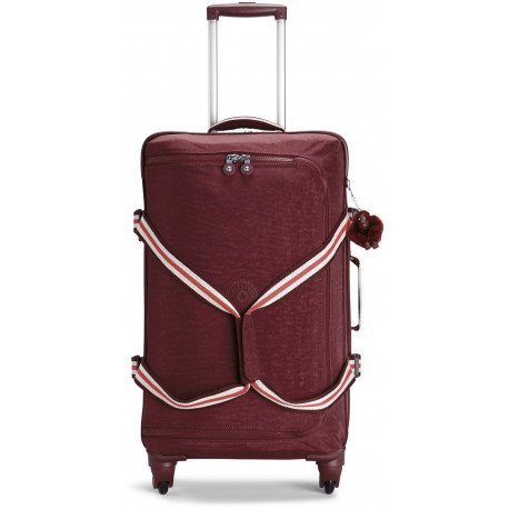 Kipling CYRAH 71 л чемодан из нейлона на 4 колесах бордовый Kipling CYRAH 71 л чемодан из нейлона на 4 колесах бордовый
